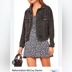 Reformation McCoy denim jacket XS